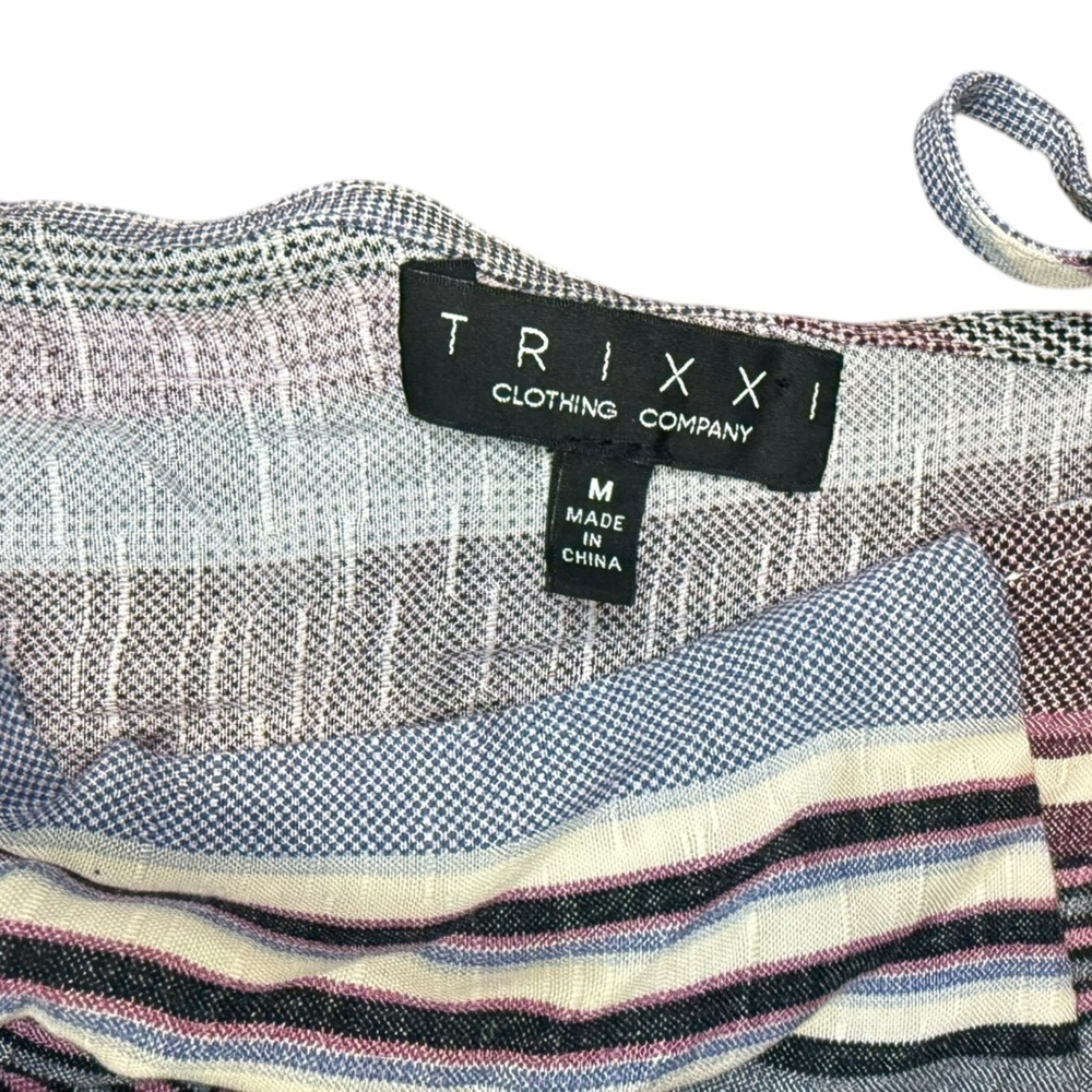 Striped Wrap Dress - Picture 4 of 11